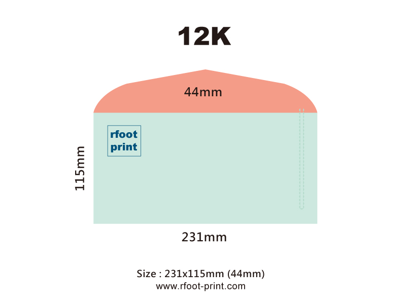 彩色信封印刷-西式12K